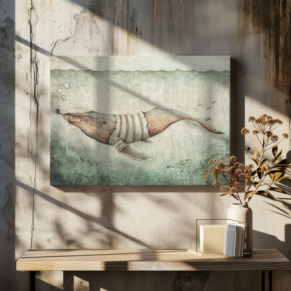 Zeeman van de Diepe Oceaan | Canvas