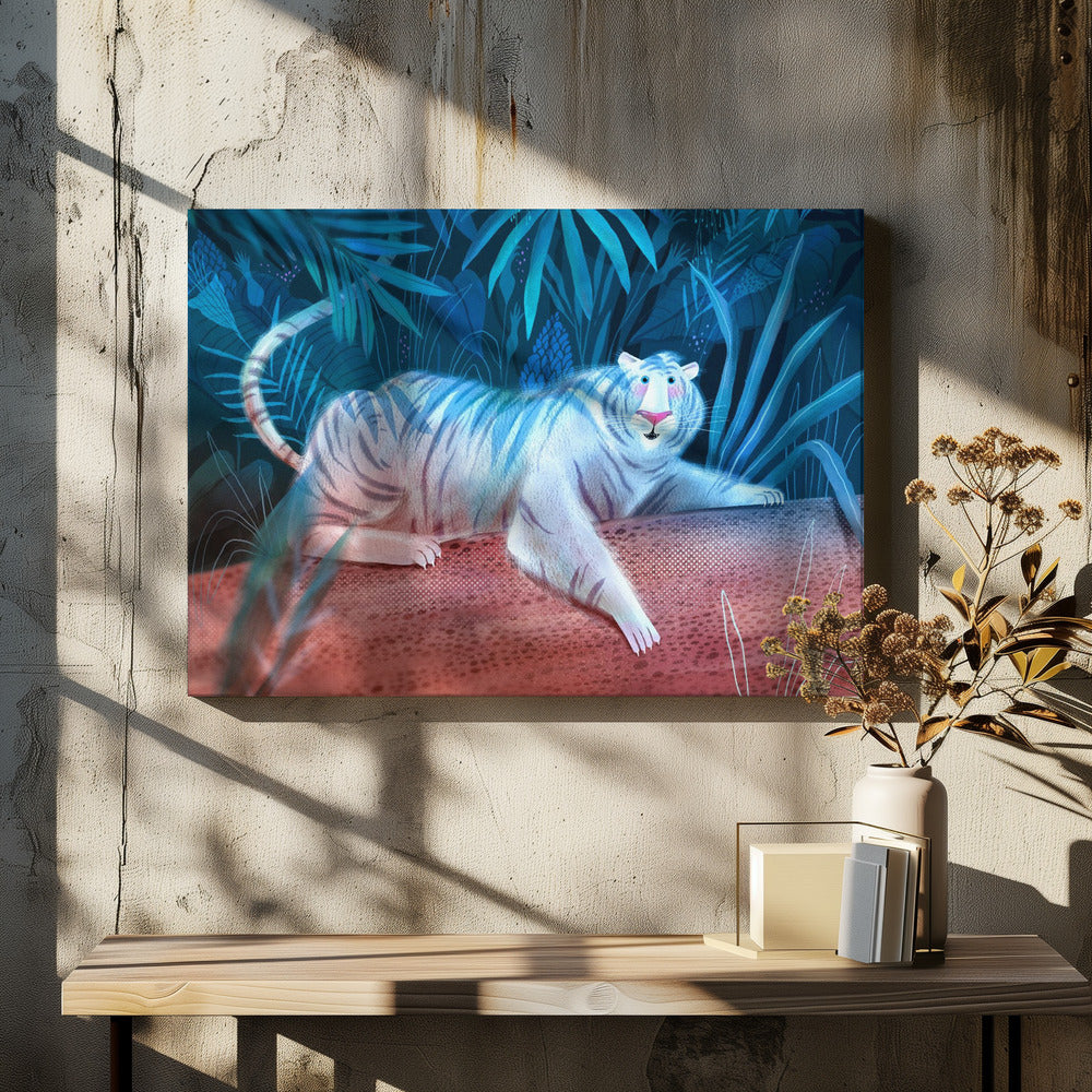 Jungle Maanlicht | Canvas