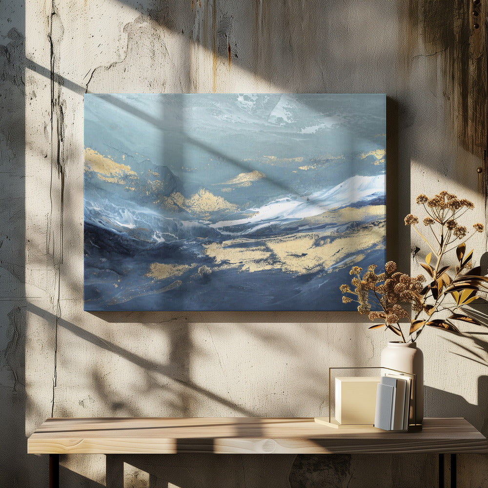 Een vredig zeegezicht | Canvas