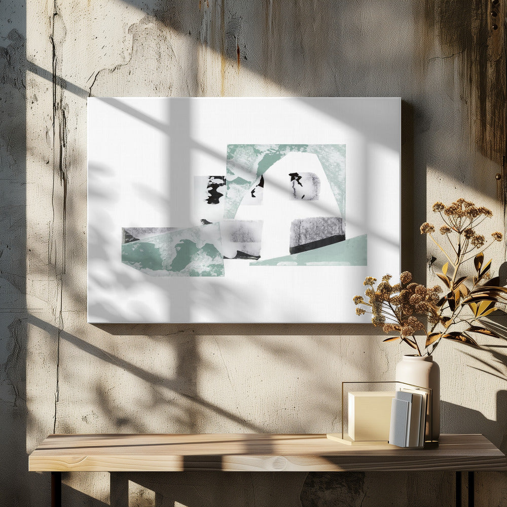 Geometrische vormen en aardse tinten | Canvas