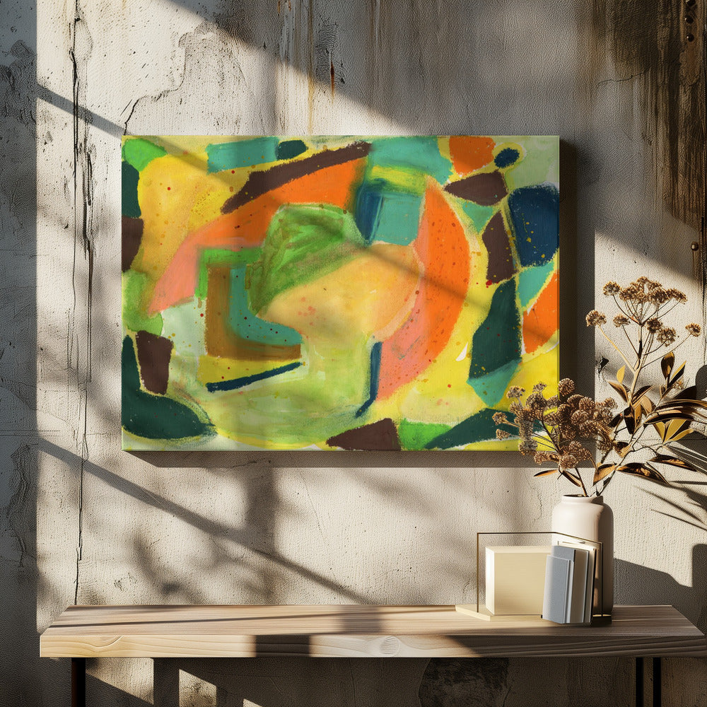 Aquarel & pastel Abstract | Canvas