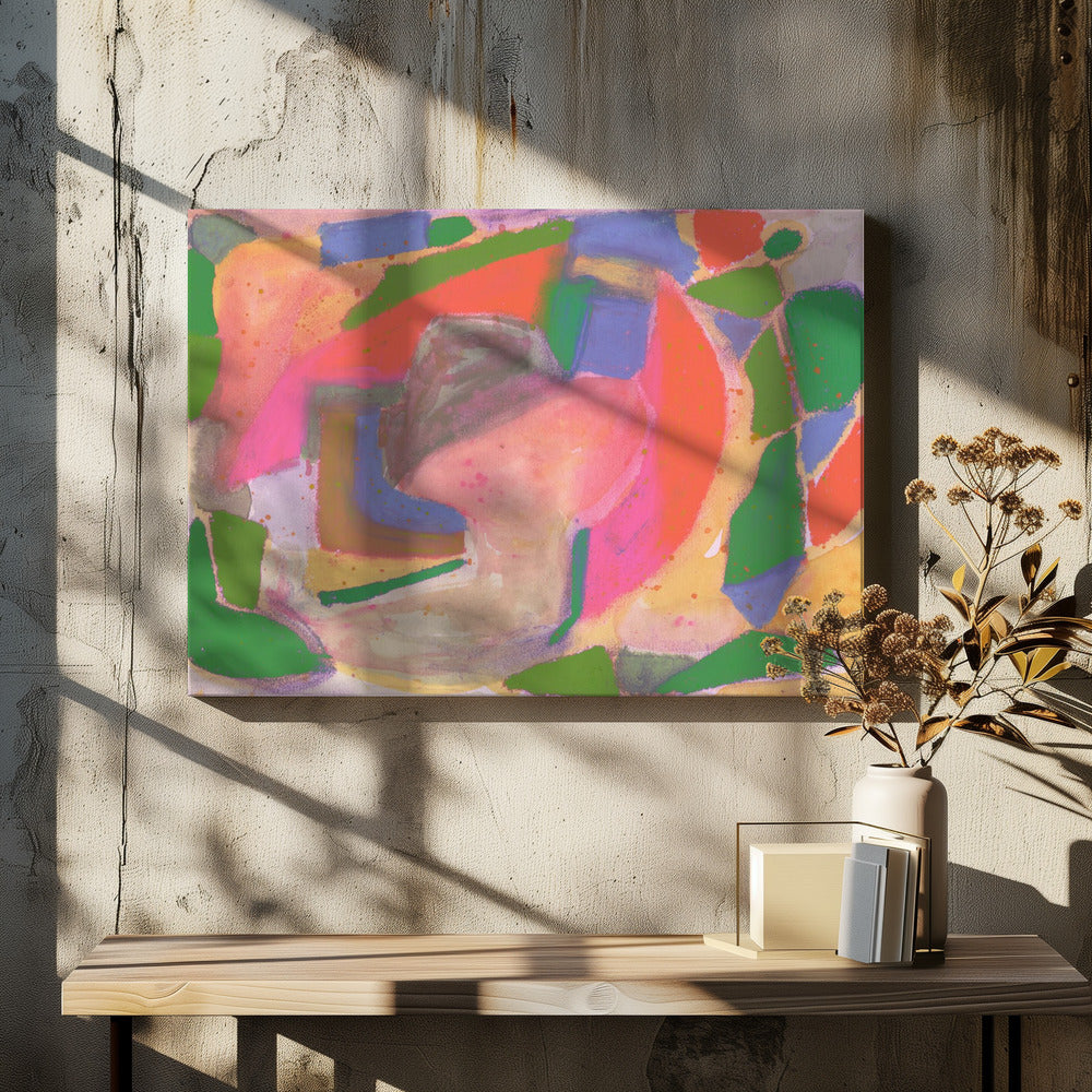 Aquarel & pastel Abstract | Canvas