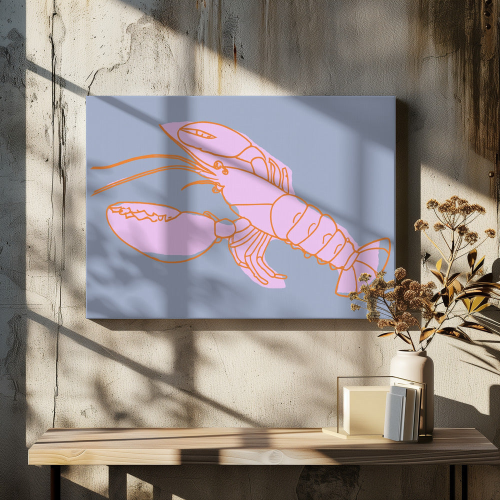 Neon Kreeft Vibes | Canvas