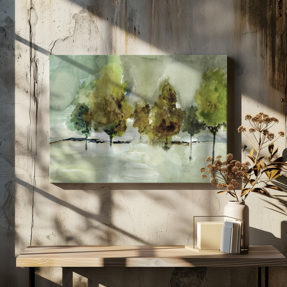 Fluisterende bossen | Canvas