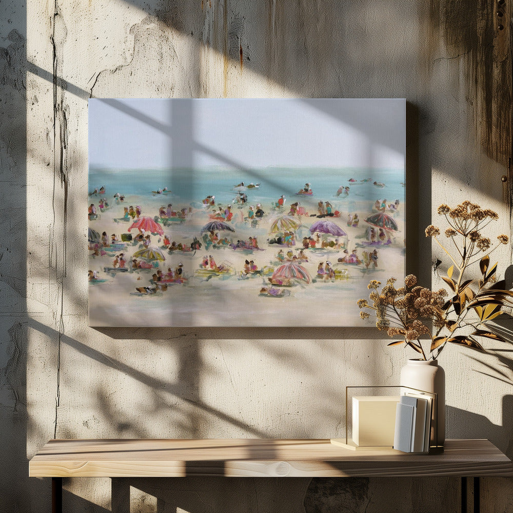 Impressionistisch strandgezicht | Canvas