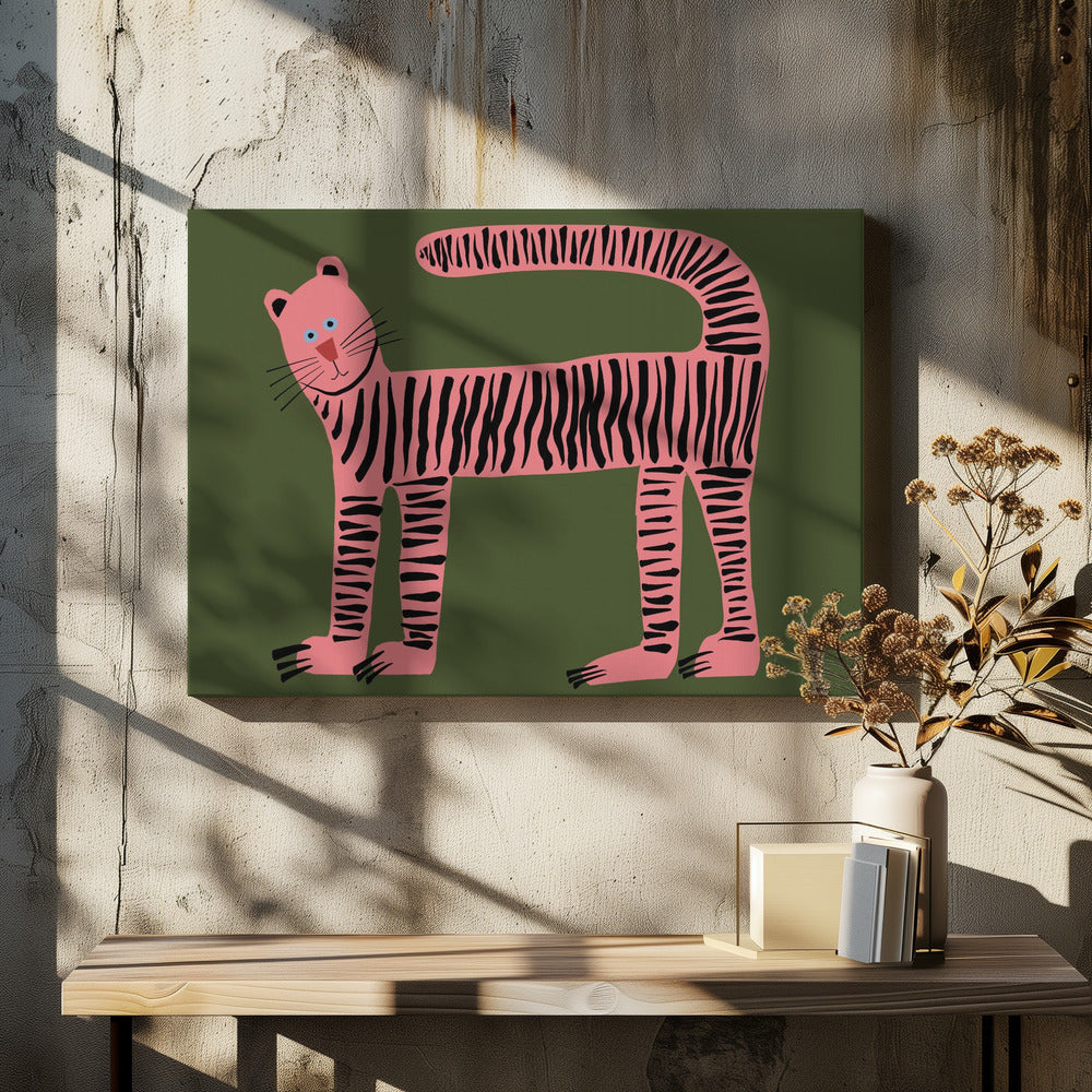 Tijgerkat | Canvas