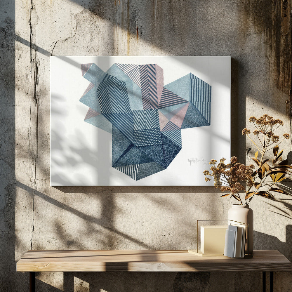 Veelhoekige vorm II. | Canvas