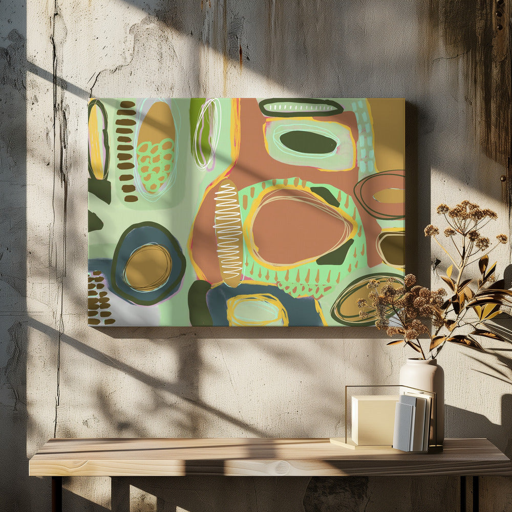 Abstract organisch | Canvas