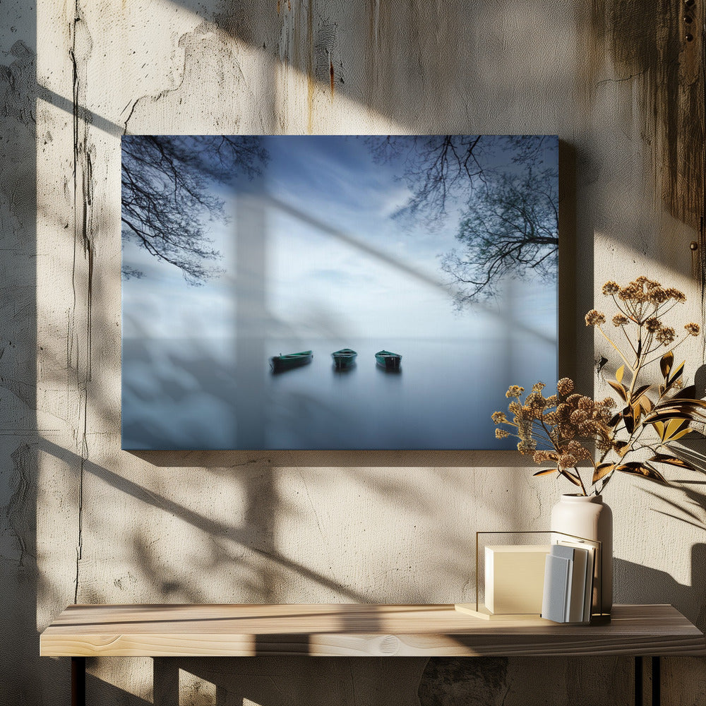 Tijd is een golf | Canvas