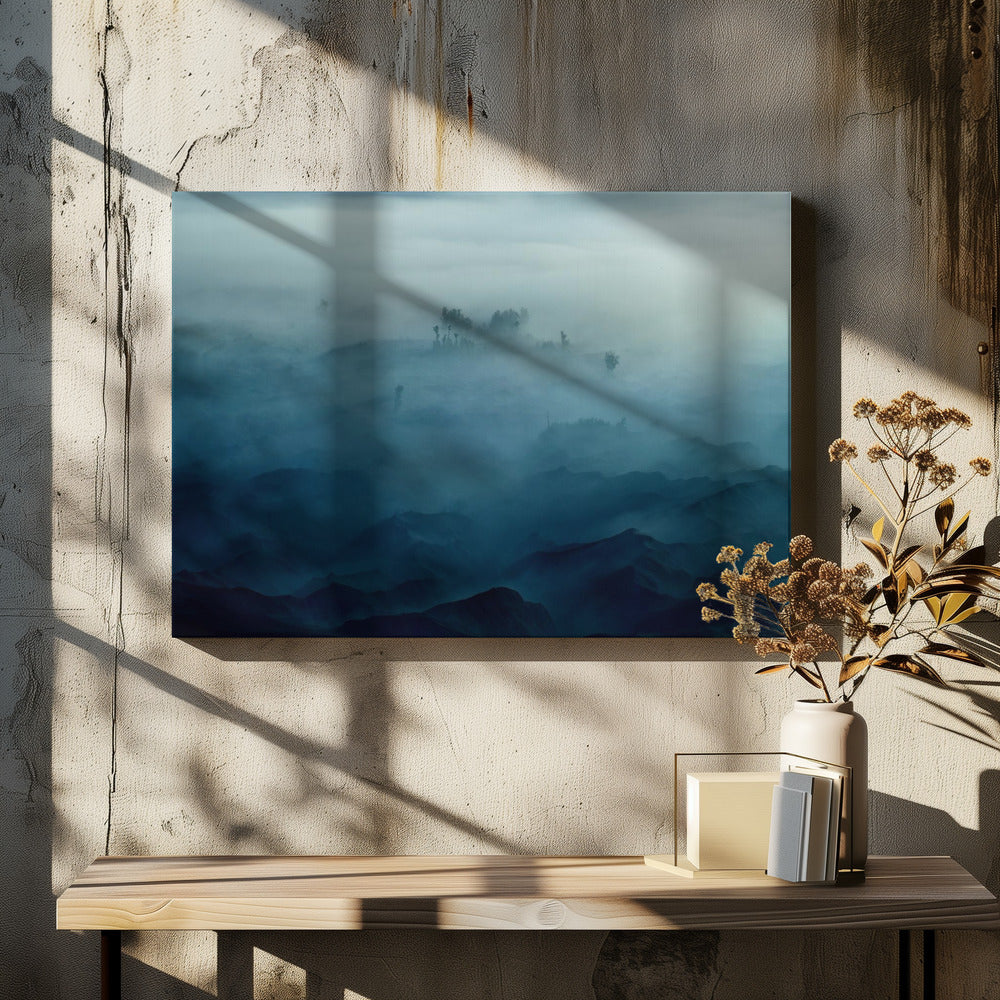 Land van Mist | Canvas