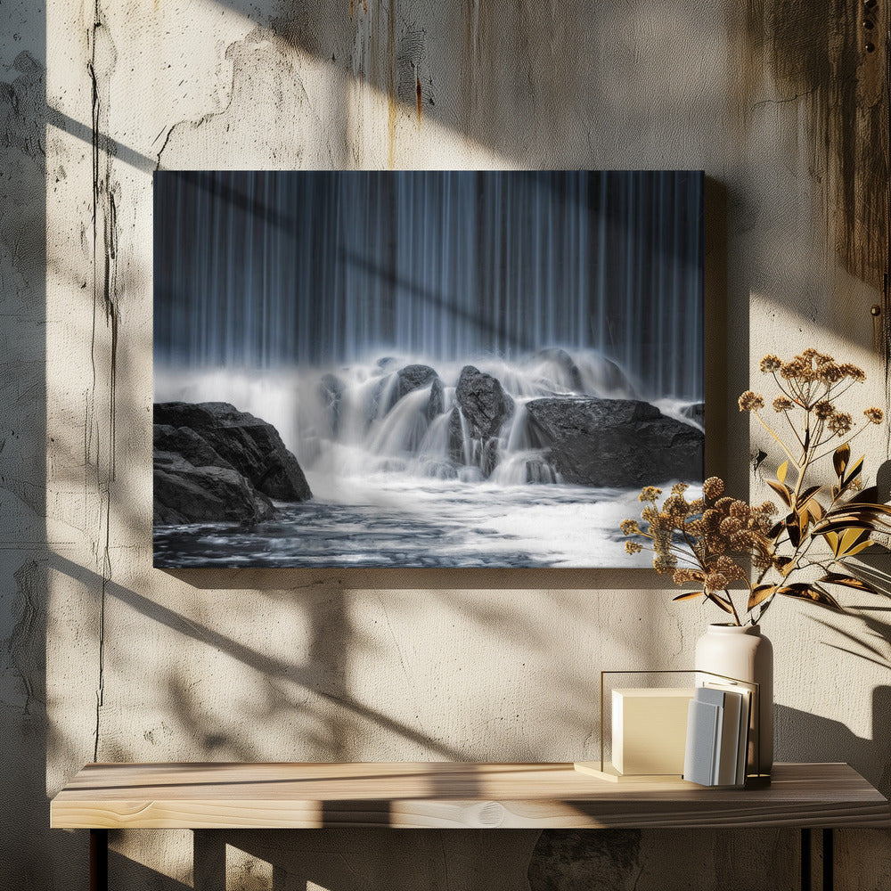Het Blauwe Gordijn | Canvas