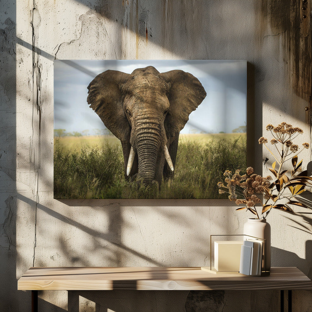 Ontmoetingen in Serengeti | Canvas