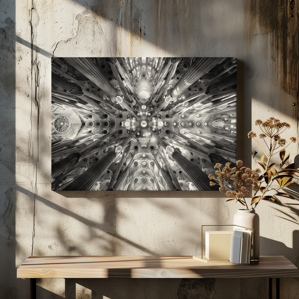 Kunstmatig bos - Sagrada Familia | Canvas