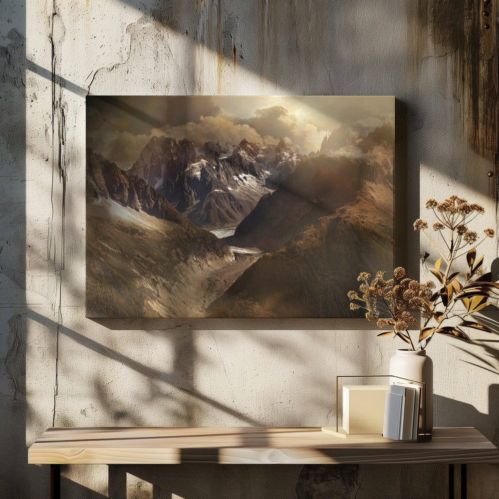 Mont Blanc Massief | Canvas