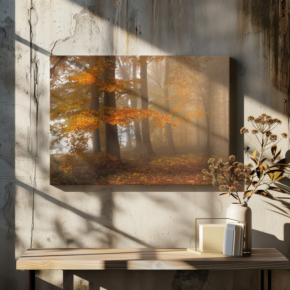 Rand van het bos | Canvas