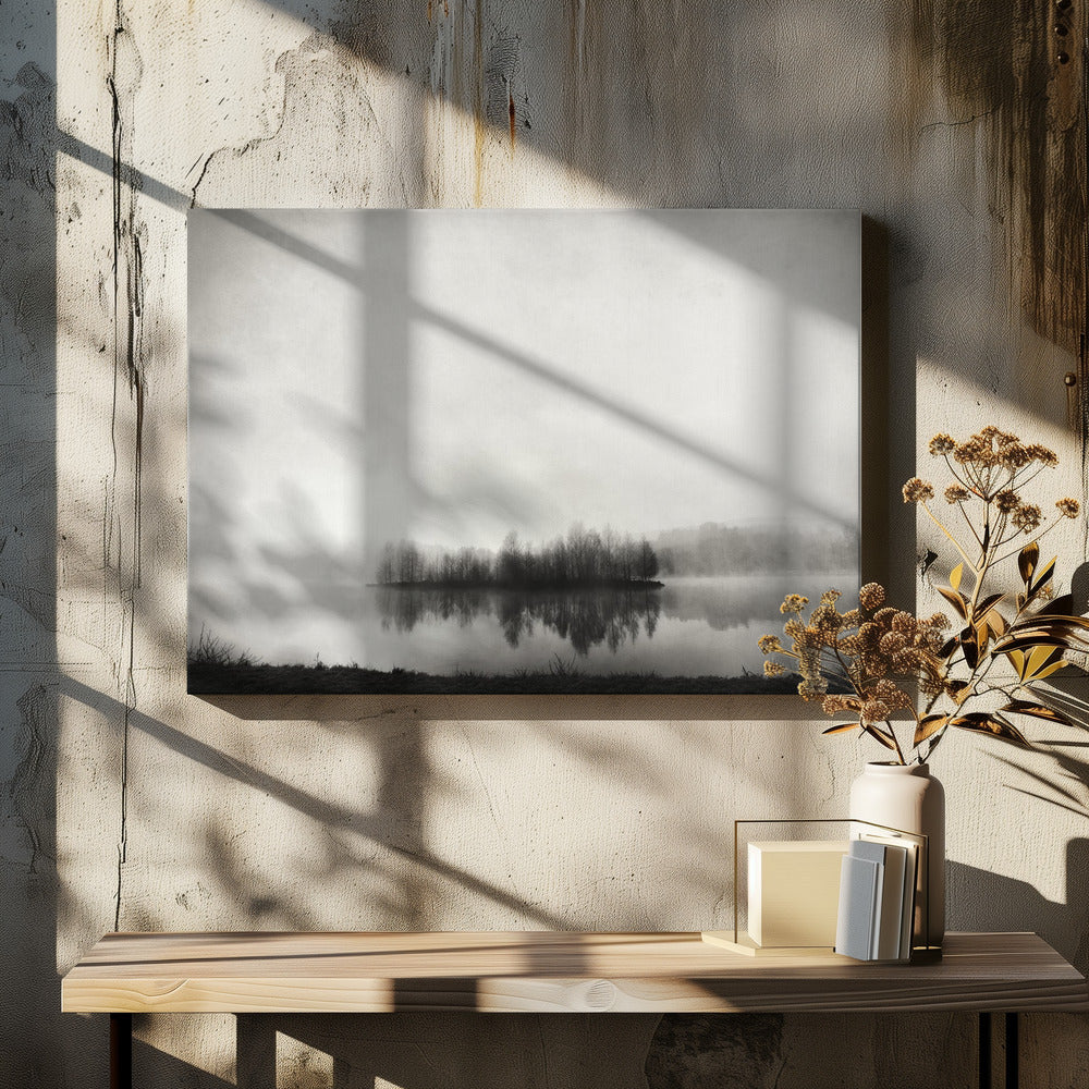 eiland van stilte | Canvas