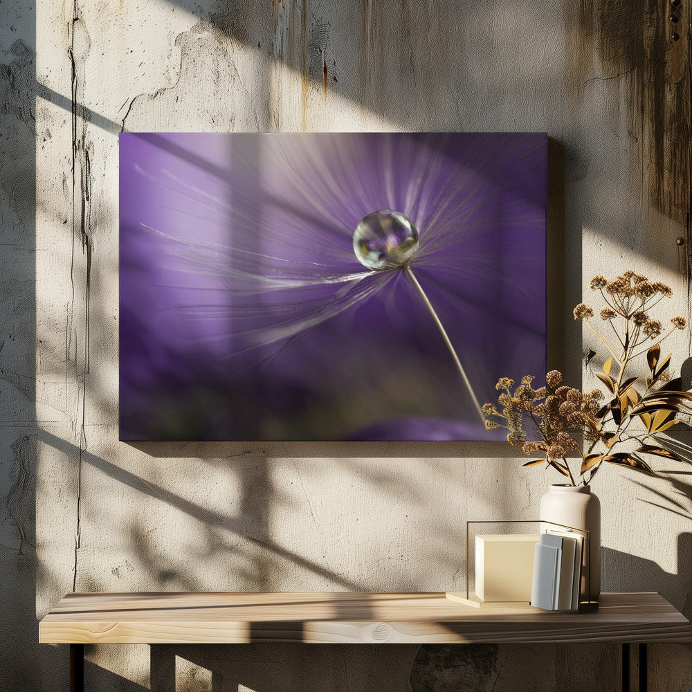 In tinten paars | Canvas