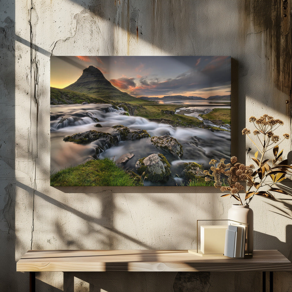 vroeg in de ochtend | Canvas