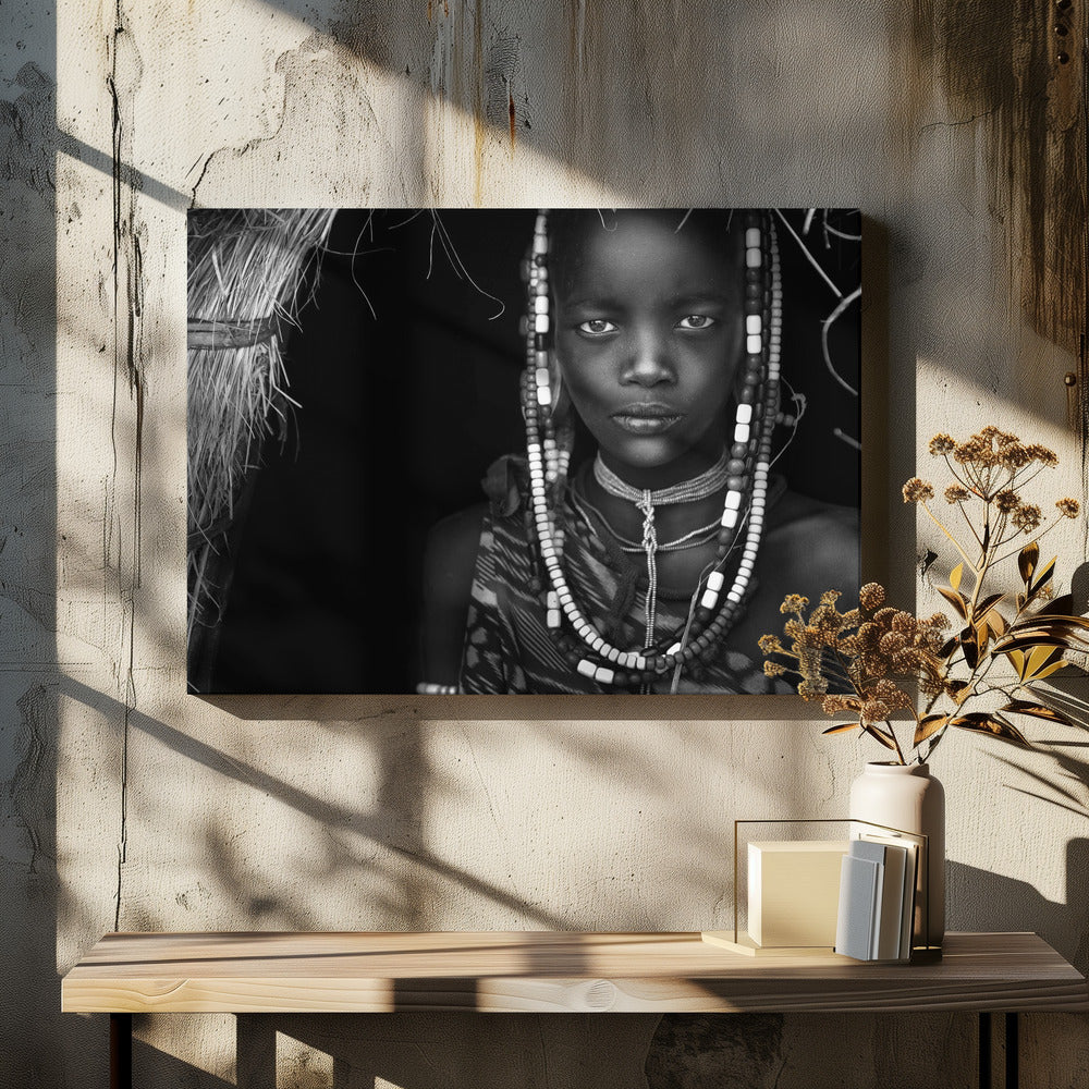 Mursi-meisje | Canvas