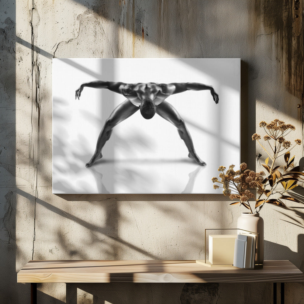 Metallic Naakt 3 | Canvas