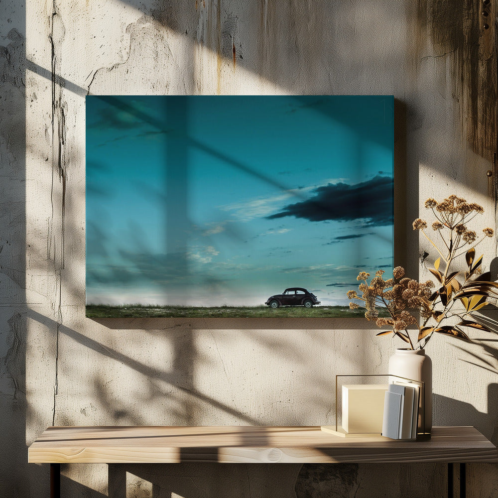 De Rode VW Kever | Canvas