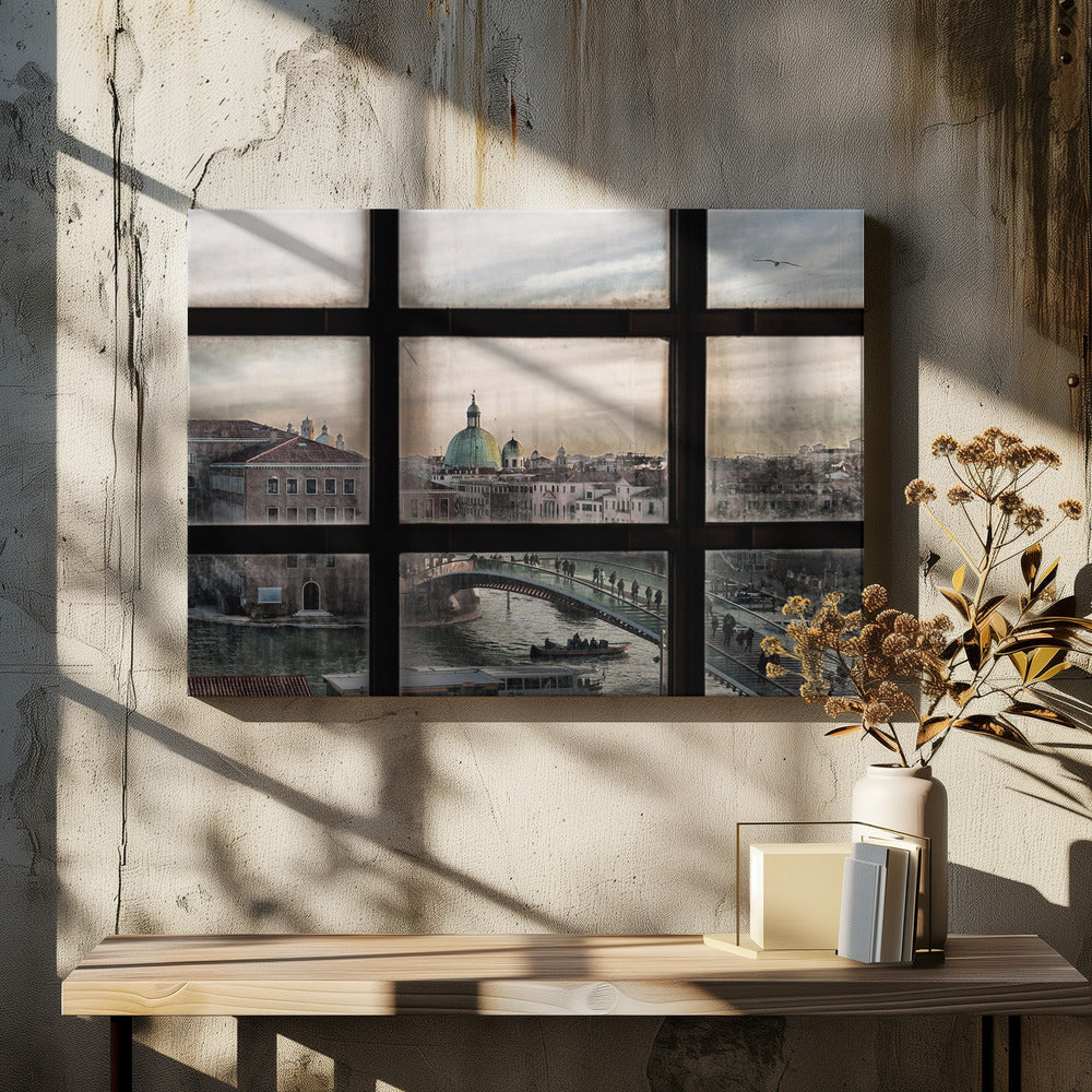 Venetië Raam | Canvas