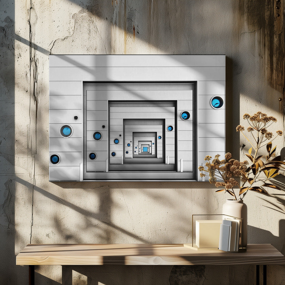 blauw verlangen | Canvas