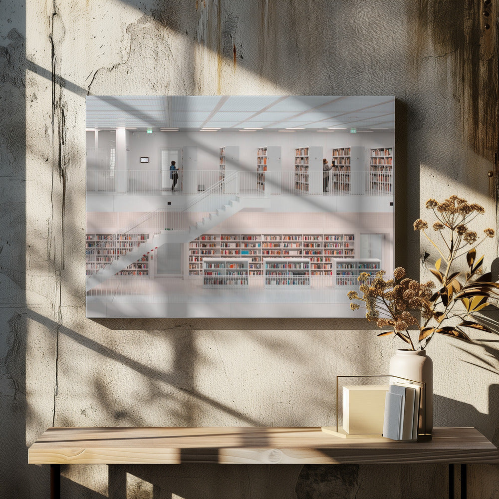 in de bibliotheek, 2014 | Canvas