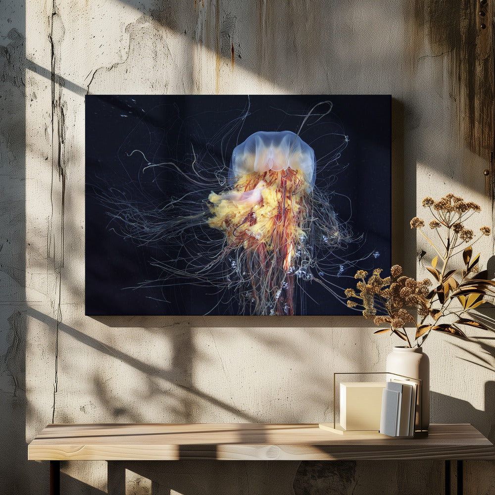 Manen van de reuzenleeuw | Canvas