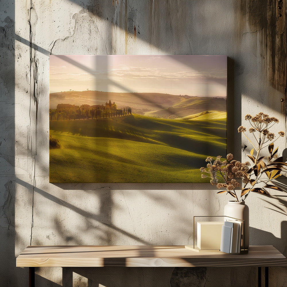 Golven van licht | Canvas