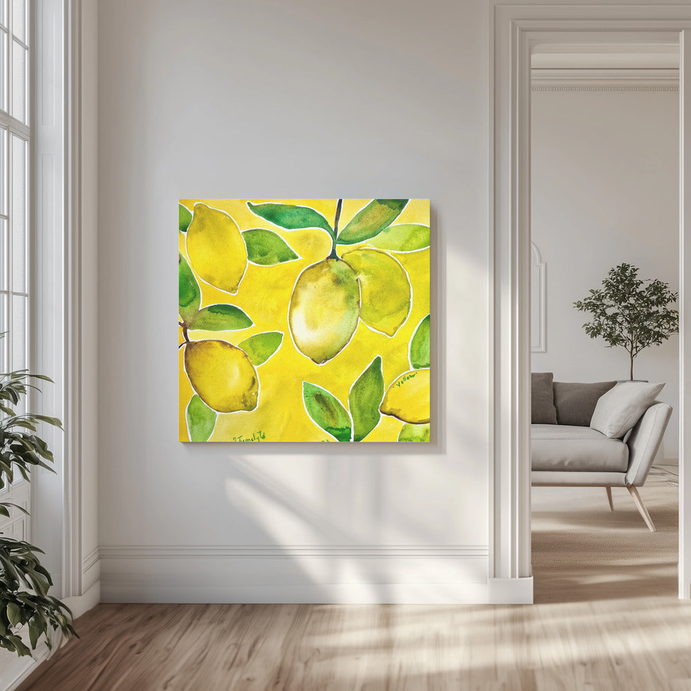 Gele citroenen | Canvas