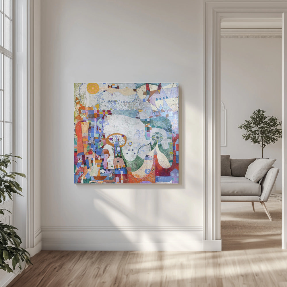 Verafgelegen dorp | Canvas