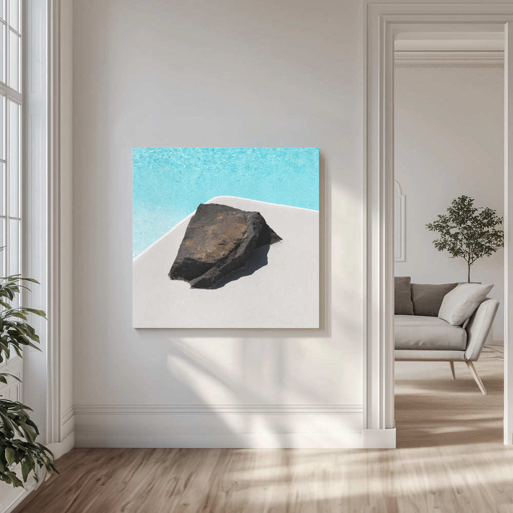 Rock bij het zwembad | Canvas