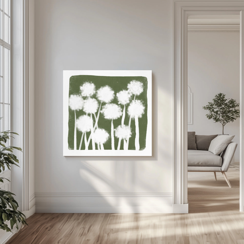 Groen Abstract | Canvas