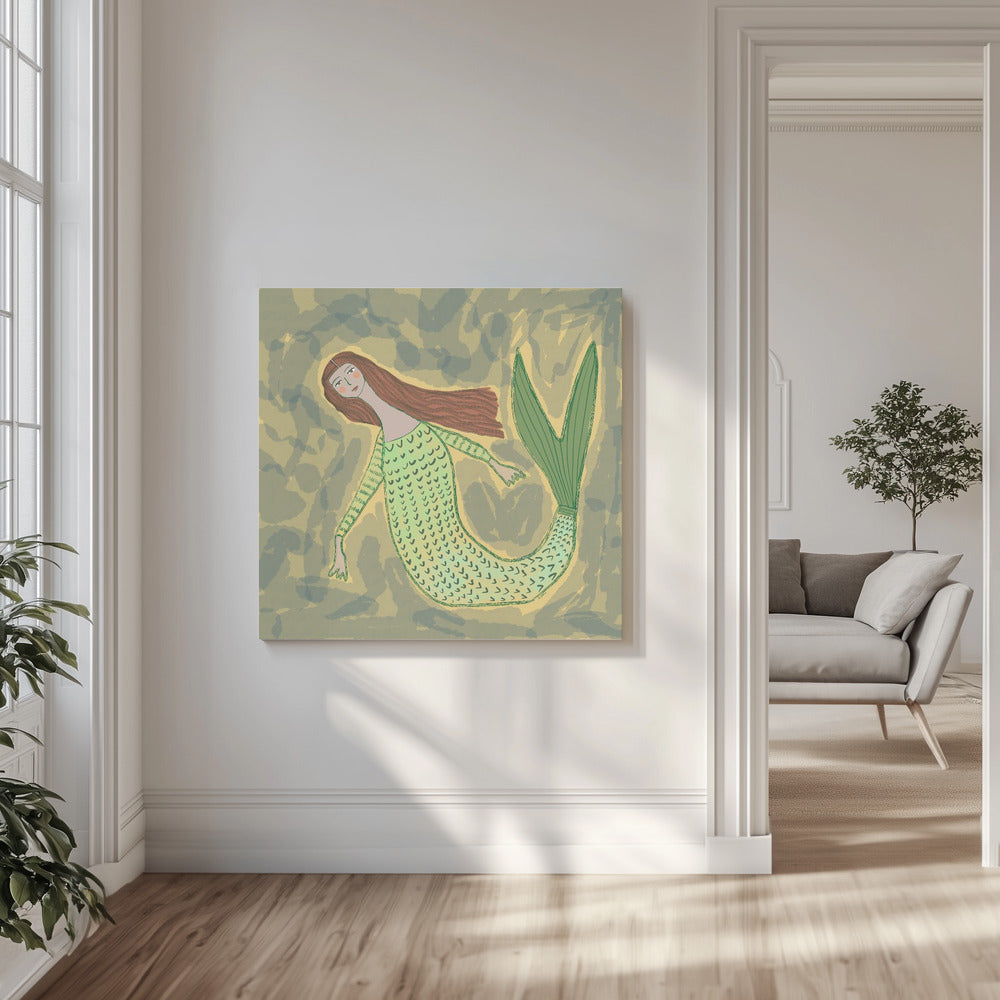 Zeemeermingroen | Canvas