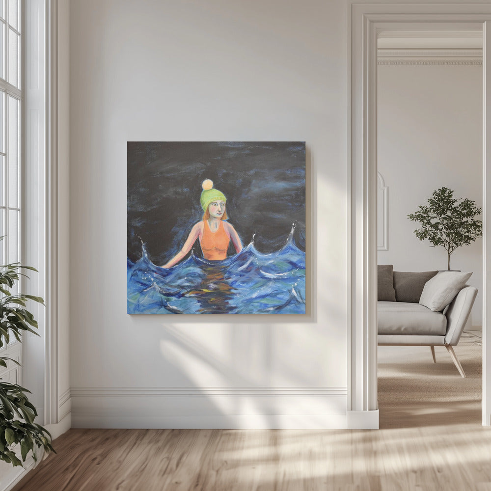 Wildzwemmen | Canvas