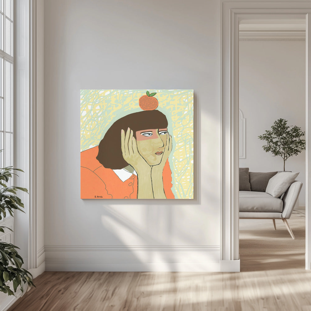 Dromer van sinaasappels | Canvas