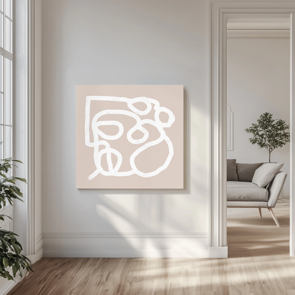 Beige abstract 2 | Canvas