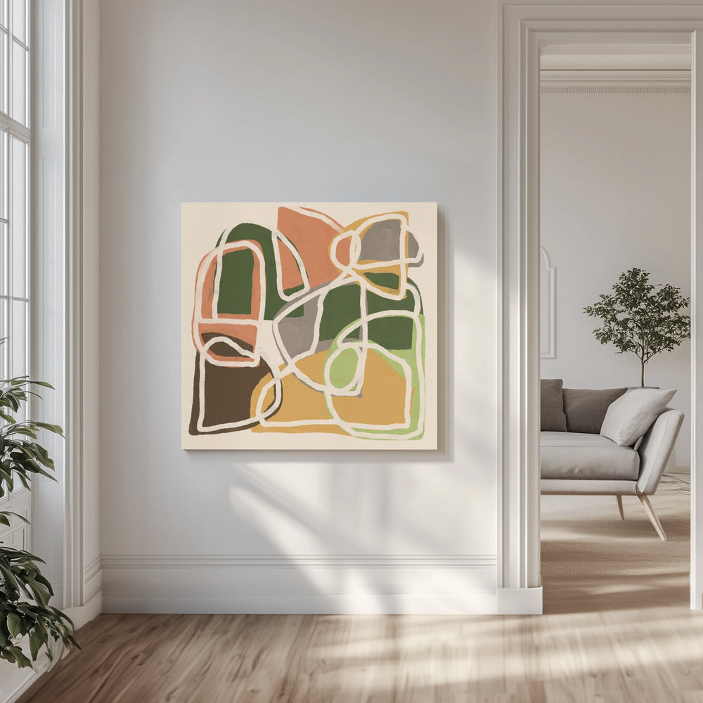 Lijnen en vormen | Canvas