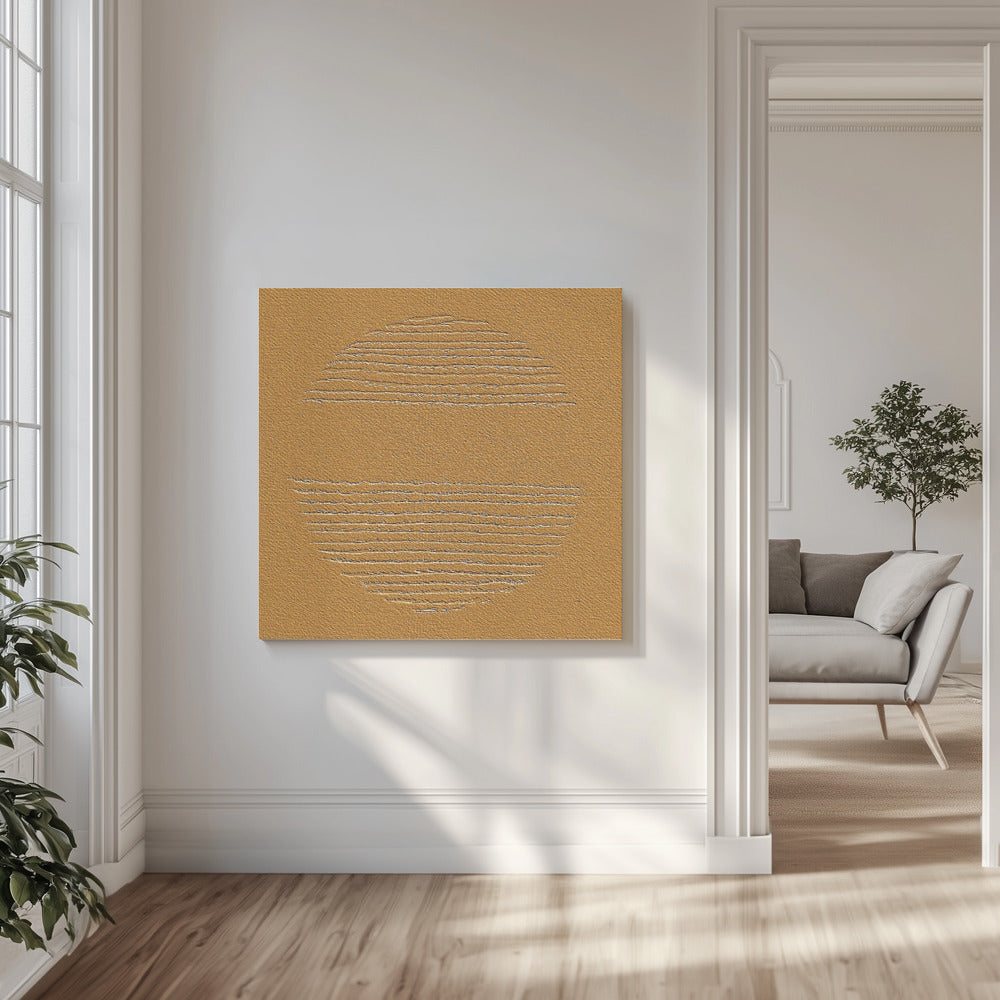 Verdeelde Horizon | Canvas