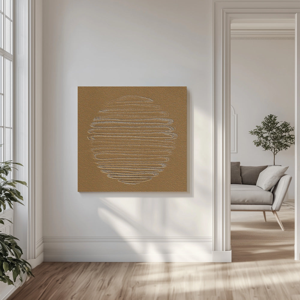 Ronde vorm 37 | Canvas