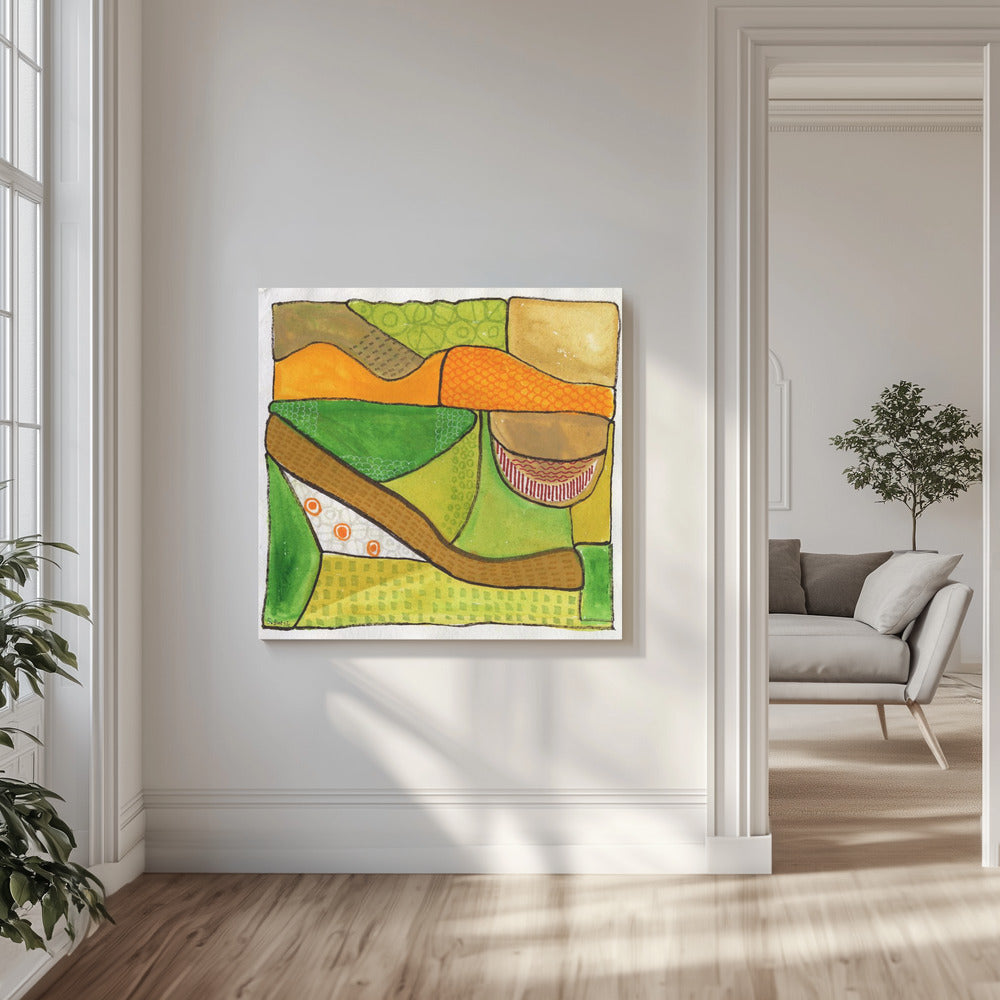 Een plek op het platteland | Canvas