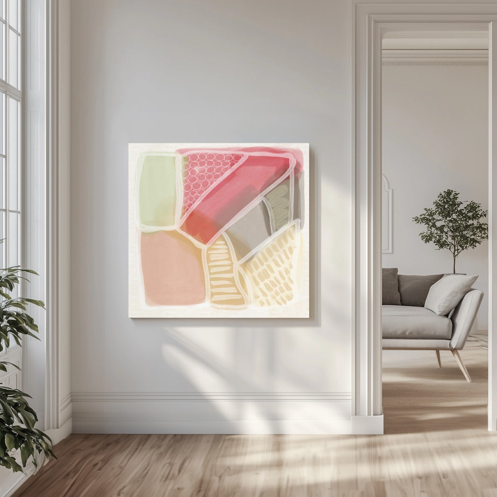Abstracte aquarel | Canvas