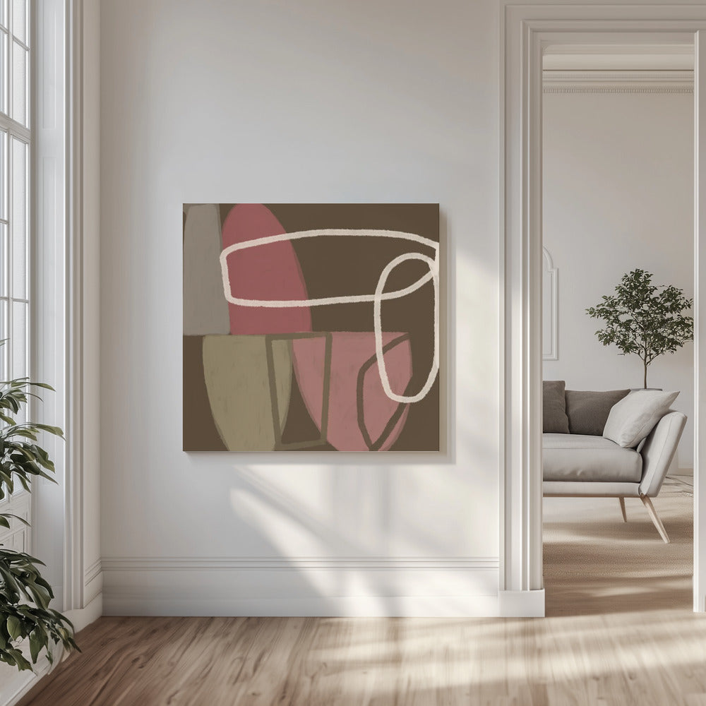 Abstracte cirkels | Canvas