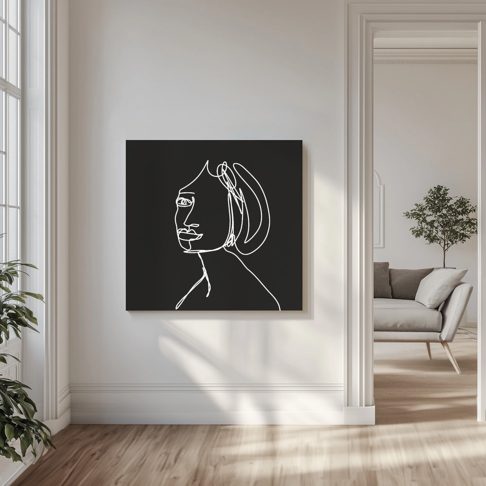 Woman LINE DRAWING | Canvas