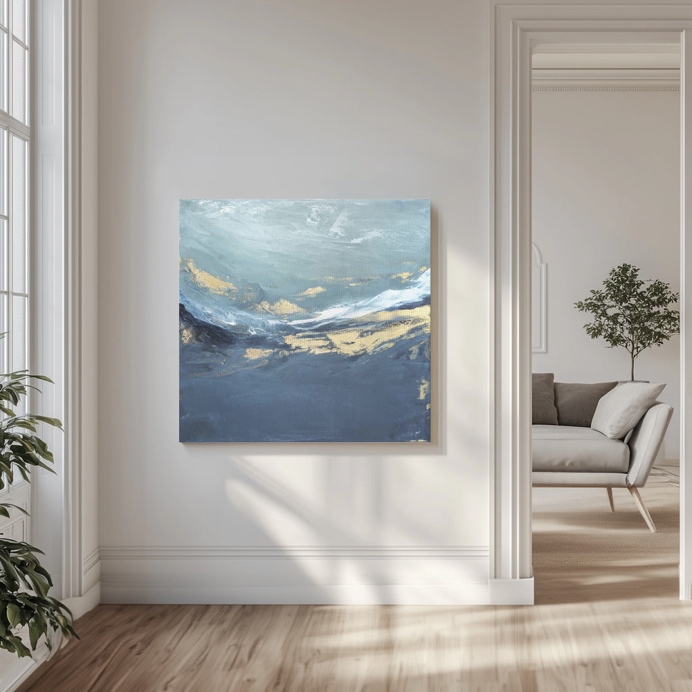 Een vredig zeegezicht | Canvas