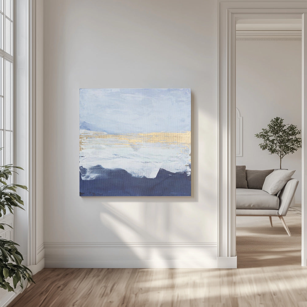 Vreedzame Gouden Horizon | Canvas