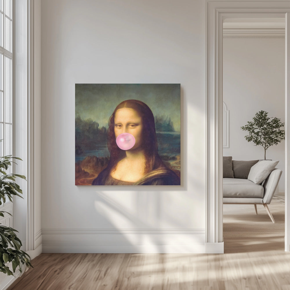 Mona Lisa Bubblegum | Canvas
