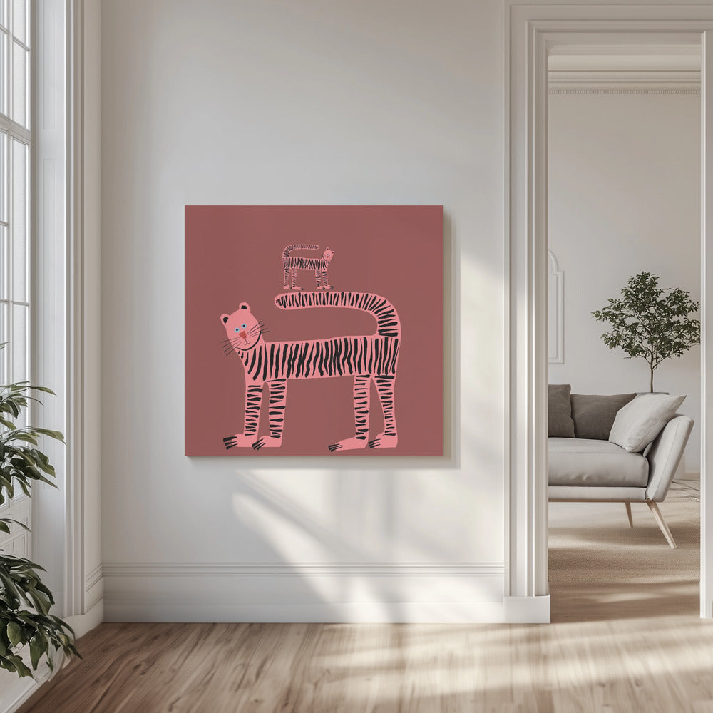 Tijgerkat | Canvas