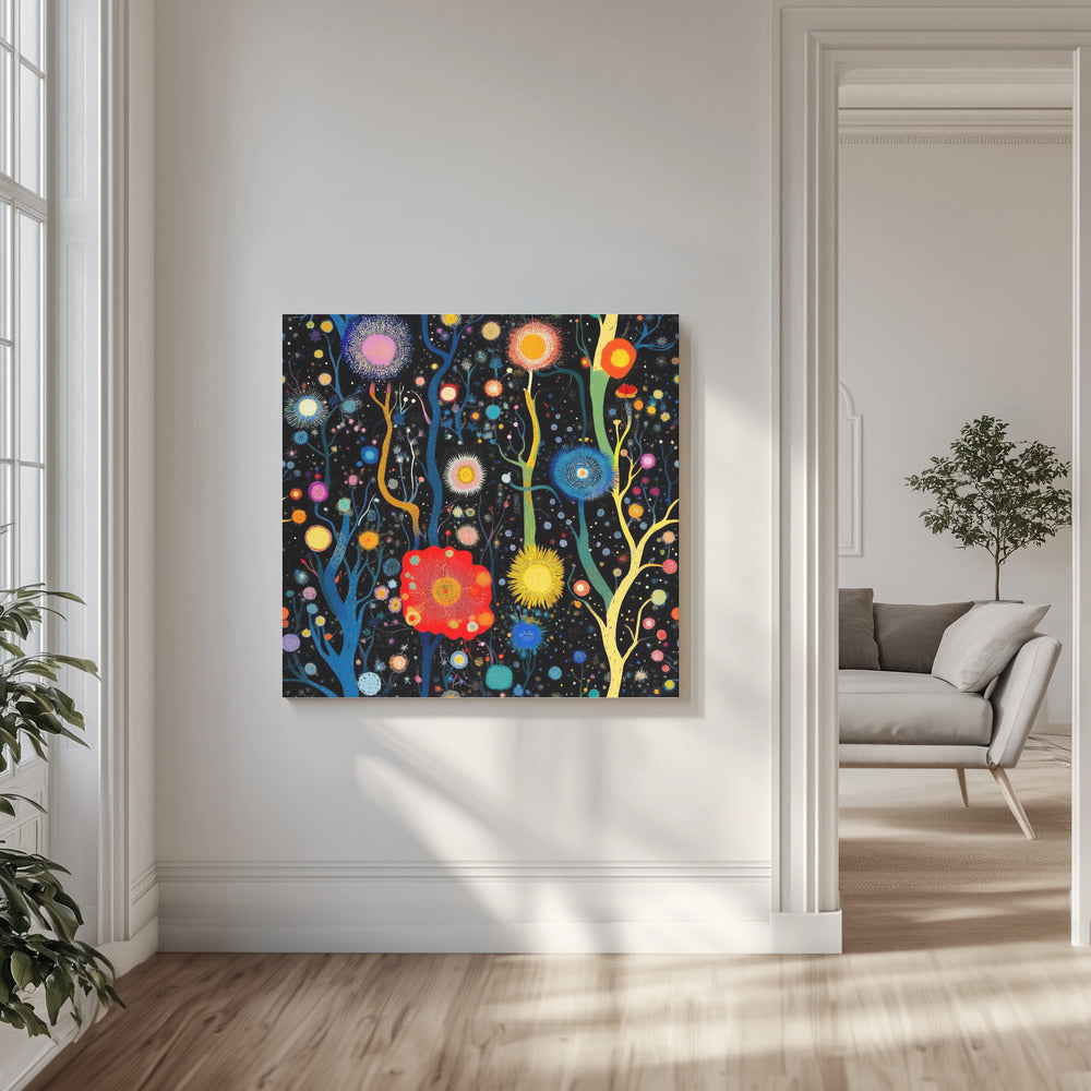Levendige Hemelse Tuin | Canvas